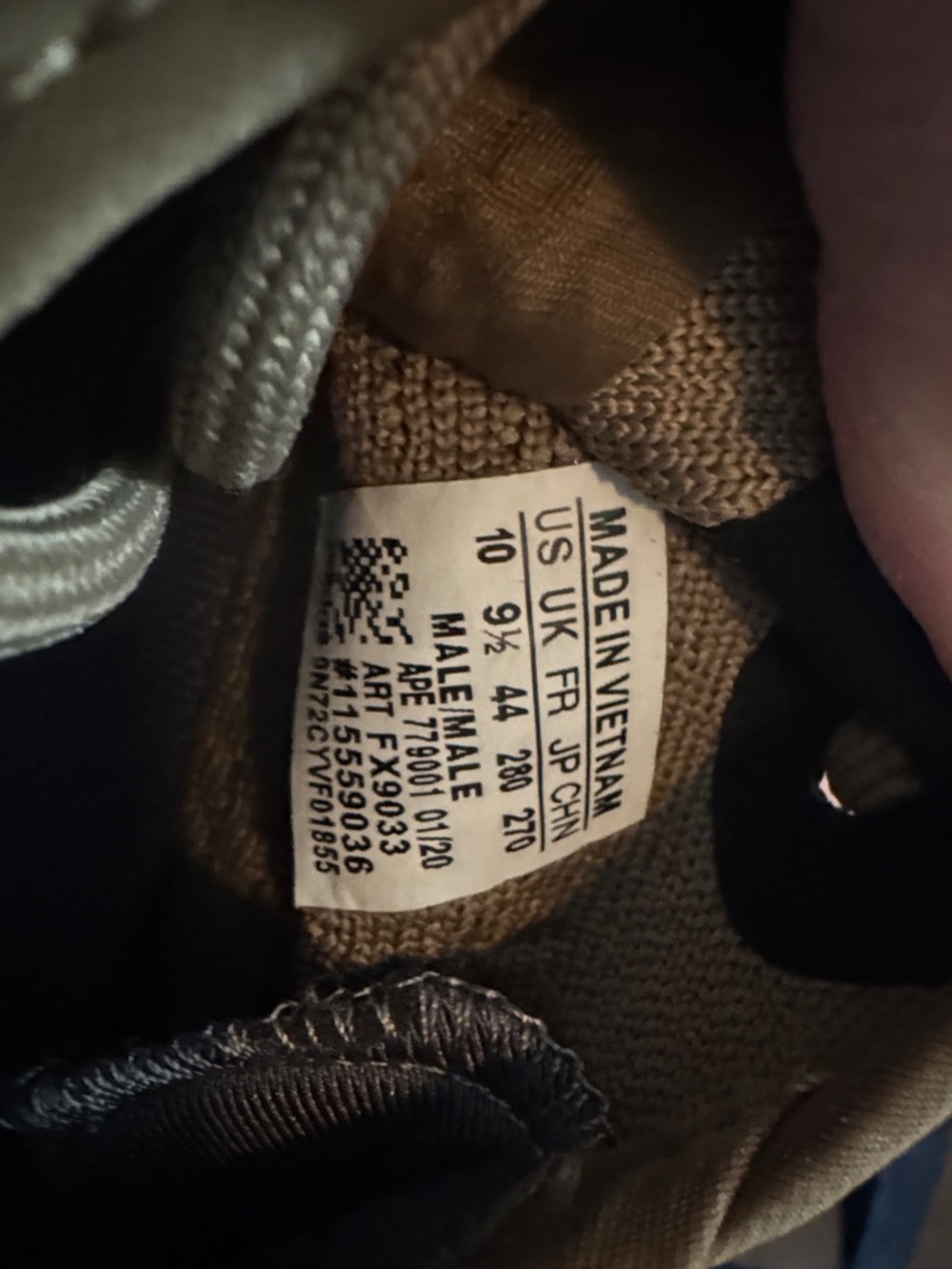 Yeezy Knit Low-Top Sneakers in Tan Brown - Picture 8 of 8